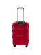 Середня червона дорожня пластикова валіза на 4-х колесах (62 л) | 6767702 | фото 3
