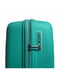Середня пластикова валіза бірюзового кольору | 6767706 | фото 6