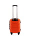 Маленька помаранчева дорожня пластикова валіза на 4-х колесах (45 л) | 6767736 | фото 3