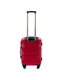 Маленька червона дорожня пластикова валіза на 4-х колесах (45 л) | 6767737 | фото 3
