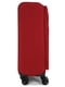 Мала тканинна валіза червоного кольору на 4-х колесах | 6767746 | фото 4