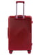 Велика темно-червона дорожня пластикова валіза на 4-х колесах (88 л) | 6767748 | фото 3