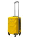 Маленька пластикова валіза жовта на 4-х колесах | 6767752 | фото 2