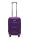 Маленька пластикова валіза фіолетового кольору на 4-х колесах | 6767759