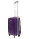 Маленька пластикова валіза фіолетового кольору на 4-х колесах | 6767759 | фото 2