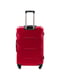 Велика червона дорожня пластикова валіза на 4-х колесах (86 л) | 6767774 | фото 3