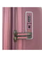 Середня пластикова валіза рожевого кольору | 6767807 | фото 7