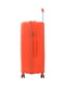 Велика пластикова валіза помаранчевого кольору на 4-х колесах | 6767816 | фото 3