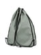 Рюкзак-мішок молочного кольору для взуття з розширенням і кишенею в принт парасольки | 6767842 | фото 2