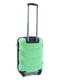 Маленька дорожня пластикова валіза на 4-х колесах салатового кольору (45 л) | 6767850 | фото 2