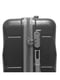 Велика пластикова валіза сірого кольору на 4-х колесах | 6767855 | фото 4
