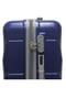 Велика пластикова валіза синього кольору на 4-х колесах | 6767856 | фото 4