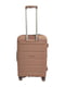 Середня пластикова валіза кольору рожеве золото | 6767863 | фото 3