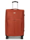 Велика текстильна валіза оранжевого кольору | 6767868 | фото 2