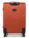 Велика текстильна валіза оранжевого кольору | 6767868 | фото 3