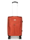 Мала текстильна валіза оранжевого кольору | 6767869 | фото 2