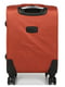 Мала текстильна валіза оранжевого кольору | 6767869 | фото 3