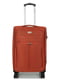 Середня текстильна валіза оранжевого кольору | 6767870 | фото 2