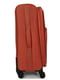Середня текстильна валіза оранжевого кольору | 6767870 | фото 5