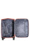 Середня текстильна валіза оранжевого кольору | 6767870 | фото 9