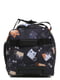 Середня дорожня чорна сумка на колесах Worldline (65 см) | 6767876 | фото 4