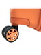 Середня пластикова валіза оранжевого кольору | 6767887 | фото 5