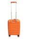Мала пластикова валіза оранжевого кольору | 6767888 | фото 3