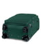 Велика тканинна валіза зеленого кольору на 4-х колесах | 6767892 | фото 3