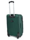 Мала тканинна валіза зеленого кольору на 4-х колесах | 6767894 | фото 2