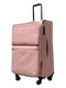 Велика текстильна валіза рожевого кольору | 6767915 | фото 2