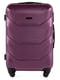 Велика темно-фіолетова дорожня пластикова валіза на 4-х колесах (86 л) | 6767920 | фото 2