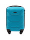 Мала блакитна дорожня пластикова валіза (28 л) | 6767925 | фото 2