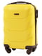 Мала жовта дорожня пластикова валіза (28 л) | 6767927
