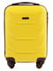 Мала жовта дорожня пластикова валіза (28 л) | 6767927 | фото 2