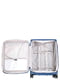 Середня текстильна валіза синього кольору | 6767946 | фото 10