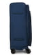 Середня текстильна валіза синього кольору | 6767946 | фото 4