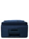 Середня текстильна валіза синього кольору | 6767946 | фото 6
