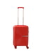 Маленька пластикова валіза червоного кольору на 4-х колесах | 6767968 | фото 2
