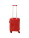 Маленька пластикова валіза червоного кольору на 4-х колесах | 6767968 | фото 3