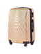 Середня золотисто-рожева пластикова валіза на 4-х колесах з розширенням (62 л) | 6767977