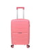 Мала пластикова валіза рожевого кольору на 4-х колесах | 6767984 | фото 2