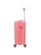 Мала пластикова валіза рожевого кольору на 4-х колесах | 6767984 | фото 3
