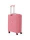 Пластикова валіза рожевого кольору середнього розміру на 4-х колесах | 6767985 | фото 4