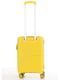 Мала пластикова валіза жовтого кольору на 4-х колесах | 6767990 | фото 3