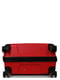 Велика поліпропіленова валіза червоного кольору на 4-х колесах | 6768066 | фото 7