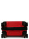 Мала поліпропіленова валіза червоного кольору на 4-х колесах | 6768067 | фото 7