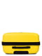 Велика поліпропіленова валіза жовтого кольору на 4-х колесах | 6768109 | фото 6