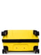 Велика поліпропіленова валіза жовтого кольору на 4-х колесах | 6768109 | фото 7
