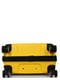 Поліпропіленова валіза середнього розміру жовтого кольору на 4-х колесах | 6768114 | фото 7