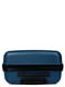 Поліпропіленова валіза середнього розміру синя на 4-х колесах | 6768116 | фото 6